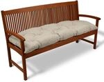 Beautissu Bankauflage Flair BK - Sitzkissen f&uuml;r Gartenbank - Polster Auflage Outdoor