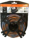 STIHL 00009304302 CF3 Pro M&auml;hf&auml;den kreuzf&ouml;rmig mit Carbonanteil, Orange,...