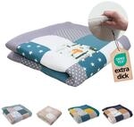 ULLENBOOM Krabbeldecke f&uuml;r Baby 120x120 cm &ndash; OEKO-TEX Materialien, Made in...