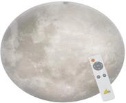 Trio Leuchten LED Deckenleuchte Lunar 627516000, Acryl mit Mondmotiv, Mondphase