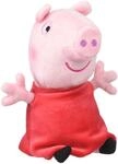 Jazwares 92661 - Peppa Wutz Peppa Kuscheltier mit Sound, Weiche Pl&uuml;schfigur ca. 15