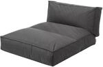 blomus Stay Outdoor Bett | 120 x 190 cm | Farbe Coal | Wetterfest & wasserabweisend 