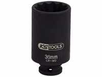 KS Tools 150.1707 1/2" Spezial-Gelenkwellen-Kraft-Stecknuss, 36mm