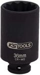 KS Tools 150.1707 1/2" Spezial-Gelenkwellen-Kraft-Stecknuss, 36mm