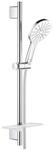 GROHE Rainshower SmartActive 130 - Brausestangenset (wassersparend, 3...