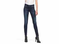 G-STAR RAW Damen Lynn Mid Skinny Jeans, Blau (faded blue D06746-5245-A889), 24W...