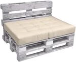 Beautissu Palettenkissen Outdoor Sitzkissen 120 x 80 cm &ndash; Auflagen f&uuml;r...