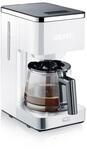 GRAEF. Filterkaffeemaschine FK401 Wei&szlig; mit Warmhaltefunktion, Vorbr&uuml;hfunktion,