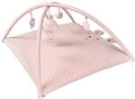 roba Baby Krabbeldecke mit Spielbogen roba Style - 5 Spielelemente - Hasen Motiv -