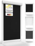 Sol Royal Kassettenrollo mit F&uuml;hrungsschiene SolReflect K24 120x175 cm Schwarz -
