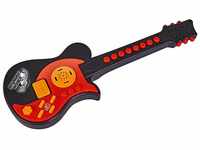 Simba 106834389 - My Music World Gitarre, Rockstar, 4 Drum Sounds, 8 Töne, 43cm,