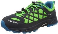 Salewa JR Wildfire Zapatos de Senderismo, Fluo Green/Blue Danube, 33 EU