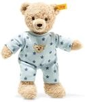 Steiff Teddy and Me Teddyb&auml;r Junge Baby mit Schlafanzug 25 cm, Teddyb&auml;r mit blauem