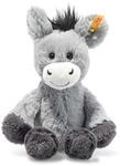 Steiff Kuscheltier Dinkie Esel, S&uuml;&szlig;es Stofftier mit Kunststoffaugen, Kinder, Jungen