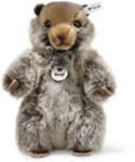 Steiff Kuscheltier Burri Murmeltier, S&uuml;&szlig;es Stofftier mit Kunststoffaugen, Kinder,