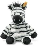 Steiff Zora Zebra wei&szlig;-schwarz 30 cm, Soft Cuddly Friends, Kuscheltier Zebra, Marken