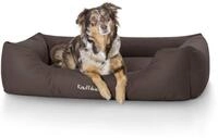 Knuffelwuff Hundebett Finlay aus Nylongewebe XXL 120 x 85cm Braun - Hundesofa mit