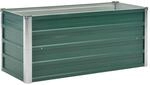 vidaXL Hochbeet Verzinkter Stahl 100x40x45cm Gr&uuml;n Gartenbeet Fr&uuml;hbeet Garten