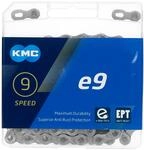 Fahrrad Kette, KMC Fahrradkette, e9 EPT, 1/2" x 11/128", 136 Glieder, extra...