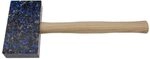 STUBAI SPENGLERHAMMER eckig 155 &times; 85 &times; 35 mm | Kunststoffkopf bunt | Hickorystiel