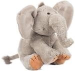 Schaffer 4232 Elefant Sugar, 19 cm, Pl&uuml;schtier grau, Kuschelelefant