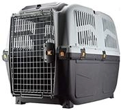 TRIXIE Transportbox Skudo &ndash; L: 73 &times; 76 &times; 105 cm, IATA-konforme Transportbox f&uuml;r