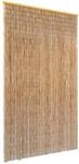 vidaXL Insektent&uuml;rvorhang 120x220 cm, Braun, Bambus, Fliegen- und M&uuml;ckenschutz,
