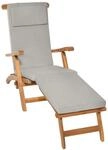 Beautissu Luxus Deckchair Auflage Sonnenliege 175x45x5cm LoftLux DC &ndash; Bezug