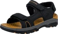Skechers Herren Tresmen Hirano outdoor sandals, Black Synthetic, 41 EU