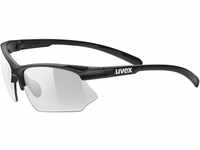 uvex Unisex – Erwachsene, sportstyle 802 V Sportbrille, selbsttönend, black