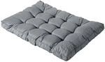 Madison Paletten-Sitzkissen, Grau, 120x80cm, Schaum, Weich, Rechteckig, Casual,