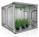 HIGHWERK Growzelt 200 x 200 x 200 cm | MyHomeGrow Grow Tent, Grau | Indoor Grow...