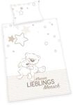 Herding Kleinkinder-Bettw&auml;sche-Set, Bio-Bettw&auml;sche, GOTS zertifiziert,