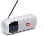 JBL Tuner 2 Radiorekorder - Wei&szlig; &ndash; Tragbarer Bluetooth Lautsprecher mit MP3, DAB+