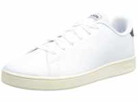 adidas Unisex Advantage Sneaker, Blanc Bleu Marine Blanc, 39 1/3 EU
