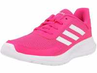 adidas TENSAUR Run K Running Shoe, Rose Flash Blanc Gris Clair, 36 2/3 EU