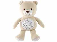 Chicco First Dreams Baby Bär Plüsch-Teddybär, weicher Projektor mit Nachtlicht,