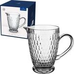 Villeroy & Boch - Boston Glaskrug 1 Liter Klar, Sp&uuml;lmaschinenfest, Glas Karaffe,
