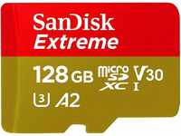SanDisk Extreme 128GB microSD Card for Mobile Gaming, with A2 App Performance,