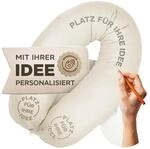 sei Design XXL Stillkissen Seitenschl&auml;ferkissen - Musselin-Bezug personalisiert mit