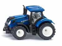 siku 1091, New Holland T7.315 Traktor, Metall/Kunststoff, Blau, Abnehmbare
