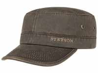 Stetson Datto Army Cap (Kubacap), coole aus Baumwolle gefertigte Militärmütze...