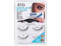 ARDELL Deluxe Pack - Style 110, 2x Paar Echthaarwimpern mit Duo Wimpernkleber...