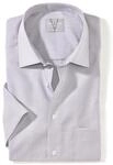 Marvelis Herren Businesshemd Kurzarm Non-Iron Comfort Fit,Chambray,New