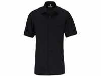 MARVELIS Modern Fit Hemd Halbarm New Kent Kragen schwarz / Größe:42