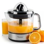 Bestron elektrische Zitrus- & Orangenpresse, inkl. 2 Presskegel und Aromadeckel,