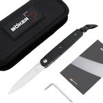 B&ouml;ker Plus&reg; LRF G10 - Gentleman Taschenmesser mit Clip - EDC Messer mit G10
