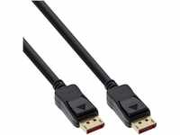 InLine® DisplayPort 1.4 Kabel, 8K4K, schwarz, vergoldete Kontakte, 5m (17205P)