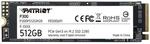 Patriot P300 512GB Interne SSD - NVMe PCIe Gen 3x4 - M.2 2280 - Solid State...