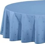 Erwin M&uuml;ller abwaschbare Tischdecke, Tischw&auml;sche Neuss im Rautendesign blau Gr&ouml;&szlig;e
